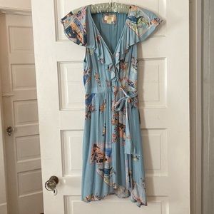 Maeve Anthro size 6 Postcard dress wrap style